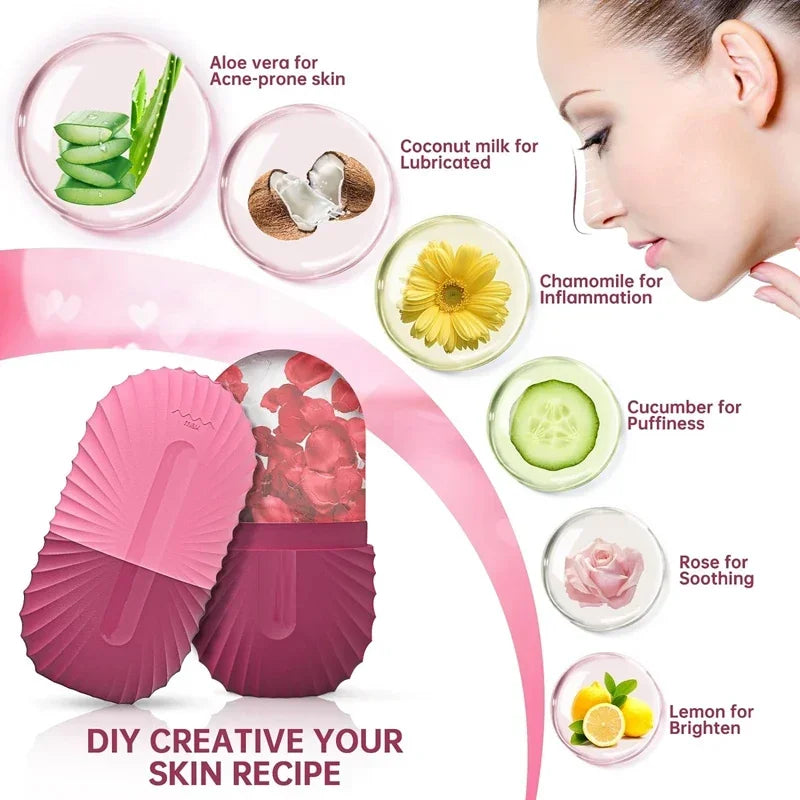 Rodillo de Hielo Facial — Ice Globe Masajeador Antifatiga