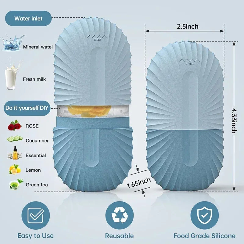 Rodillo de Hielo Facial — Ice Globe Masajeador Antifatiga